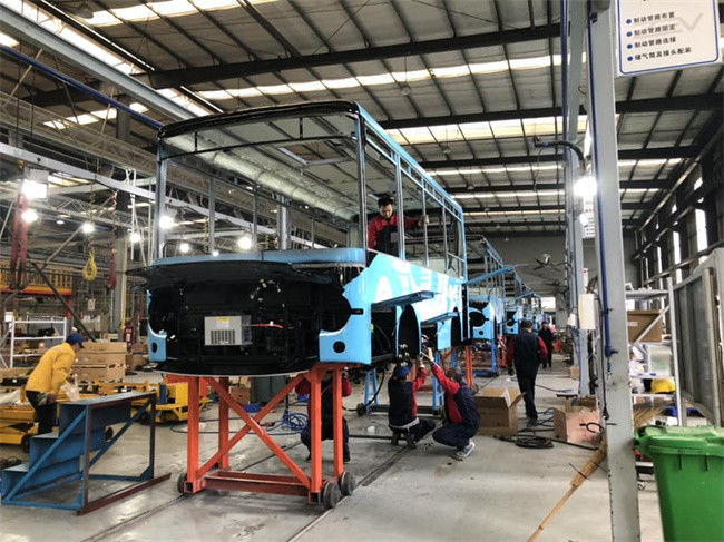 7 m długości elektryczny minibus z 200 km przebiegu i kierownictwem LHD dla transportu publicznego