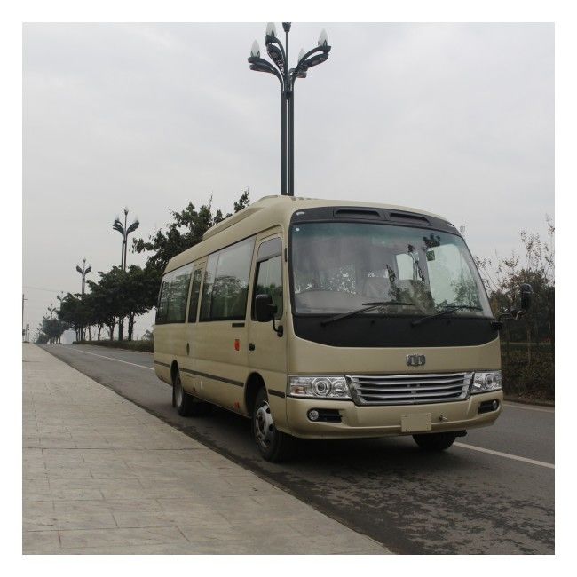 7-metrowy autobus coaster z silnikiem Diesla, 26 miejsc siedzących, z manualną 5-biegową skrzynią biegów do transportu publicznego