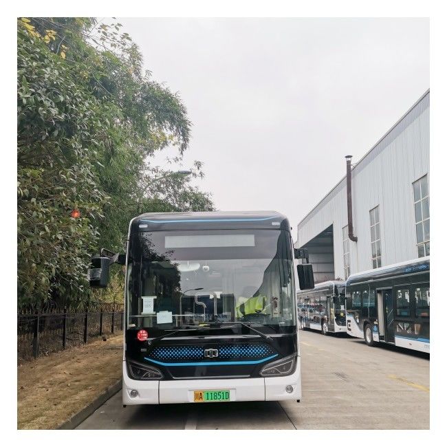 LHD 12m niskopodłogowy autobus elektryczny 280-650 km Elektryczny autobus miejski z 46 miejscami