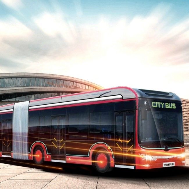 18-metrowy autobus Zev 69 km / h Elektryczny autobus pasażerski 50 miejsc Liczba pasażerów 150