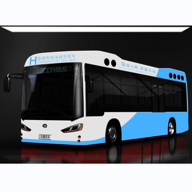Green Travel 10,5 m 27 miejsc Elektryczny miejski autobus z ogniwami paliwowymi LHD 0 Emisja