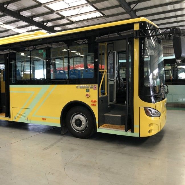 Dwudrzwiowe 8-metrowe miejskie autobusy elektryczne LHD 29 miejsc Moc baterii 198,4 kWh