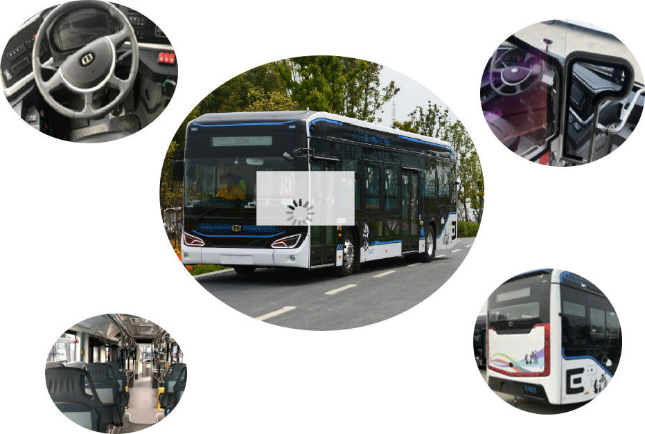 ABS Opona Urban Zev Bus 45 miejsc LiFePo4 New Energy City Tour Bus 18m