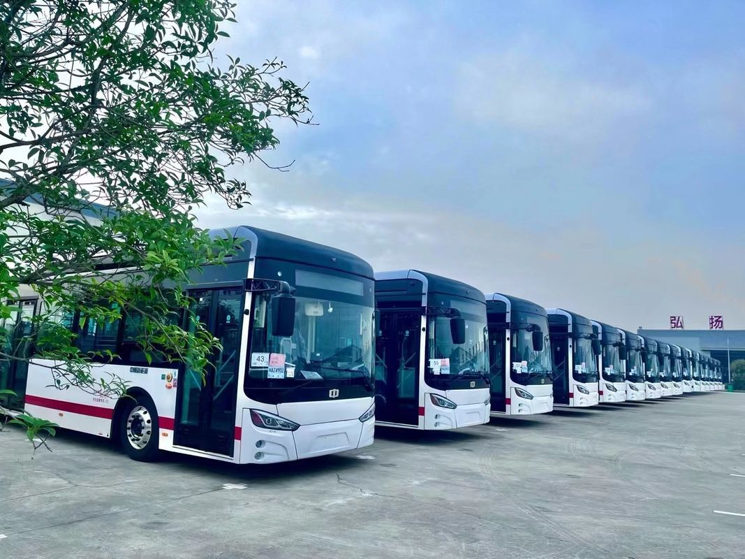 Przedni i tylny dysk czysty autobus elektryczny z baterią litowo-jonową 255kwh mocy baterii