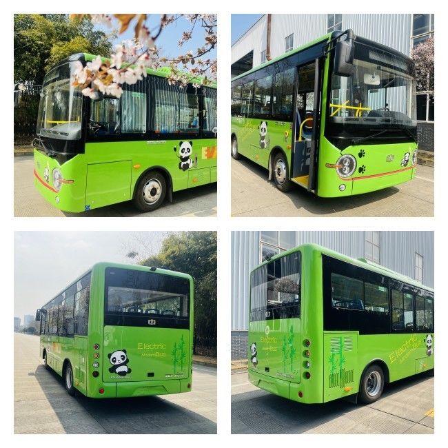 6.6m Elektryczne minibusy LHD 24 miejsc z zasięgiem jazdy ponad 270KM