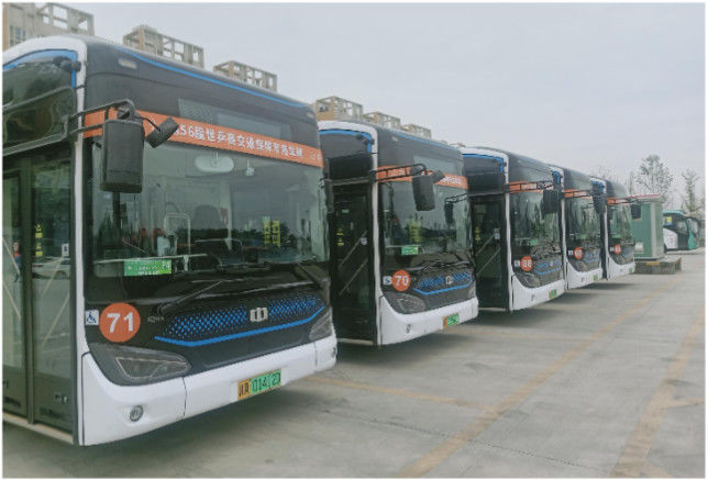 Urban 12m 40 miejsc Nowy autobus energetyczny EBus z zawieszeniem powietrznym i szybkim ładowaniem