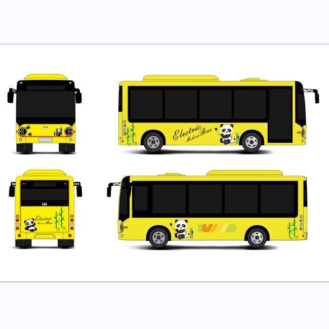 6.6m Elektryczne minibusy Elektryczny autobus miejski nisko piętrowy autobus do transportu miejskiego.