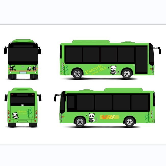 6630*2200*2925 Rozmiary Elektryczne minibusy E Bus 6.6m Baterie Elektryczne autobusy do transportu publicznego