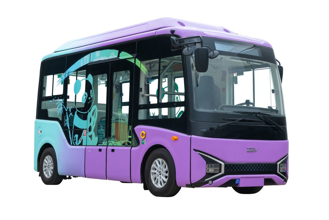 11-osobowe elektryczne minibusy z akumulatorem o mocy 80 kWh i automatyczną skrzynią biegów dla transportu miejskiego