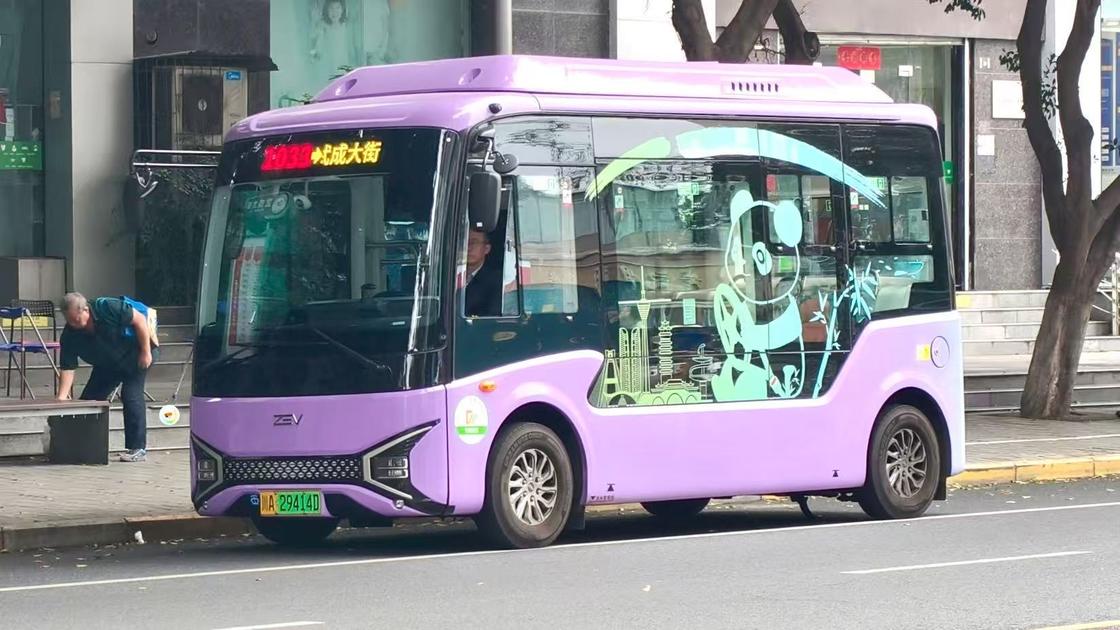 11-osobowe elektryczne minibusy z akumulatorem o mocy 80 kWh i automatyczną skrzynią biegów dla transportu miejskiego