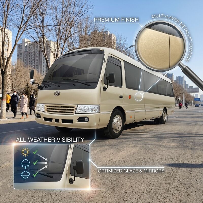 6 m 19 miejsc Zev Bus LHD Energy Retrieve Czysty elektryczny minibus 89,7 Kwh