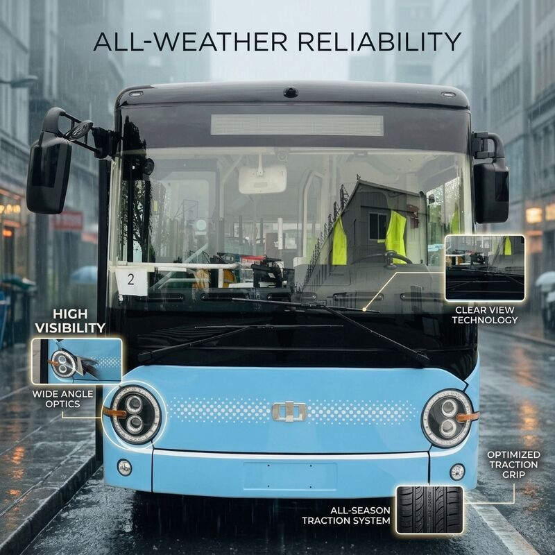 6,6-metrowy elektryczny minibus zasilany bateryjnie, 19 miejsc, 95,25 kWh, daleki zasięg, przyjazny dla środowiska transport.
