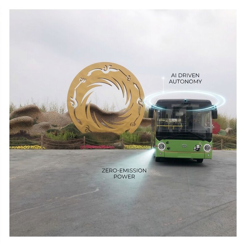 LHD 6,6 m Pure Electric Bus E-Bus z osłoną podłogową Ładowanie Flash