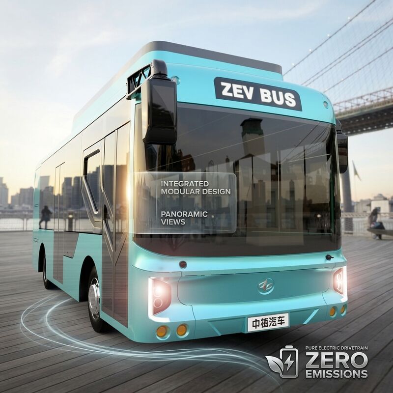6.6m Elektryczny Mini Bus EV Bus z automatyczną skrzynią biegów i pojemnością 23 miejsc