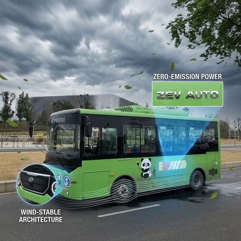 LHD 6,6 m Pure Electric Bus E-Bus z osłoną podłogową Ładowanie Flash