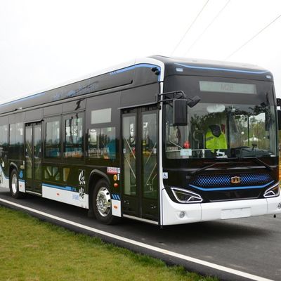 LHD 12m niskopodłogowy autobus elektryczny 280-650 km Elektryczny autobus miejski z 46 miejscami