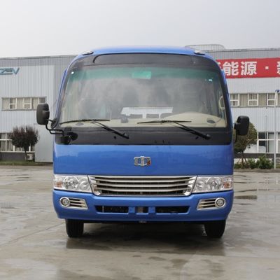 25-miejscowy autobus Coaster z systemem rozrywki DVD z silnikiem wysokoprężnym i siedzeniami z wysokimi oparciami