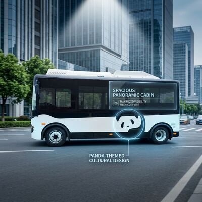 5.9m Elektryczne minibusy Elektryczny furgonetka 14-osobowy autobus pasażerski dla transportu publicznego.