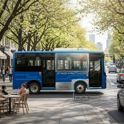 6m Bateria autobusy elektryczne elektryczne mini autobus miejski Nowy autobus energetyczny.