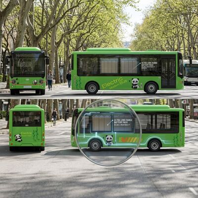 6 m czysty autobus elektryczny EV minibus 16 miejsc zasięg 180 km.