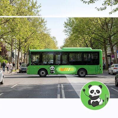 6m Elektryczne minibusy Autobusy transportu publicznego 14 miejsc z klimatyzacją.