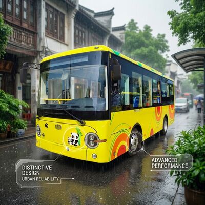 6.6m EV Bus Elektryczne minibusy Dwa kroki, automatyczna skrzynia biegów