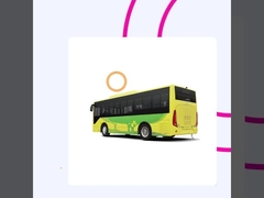 8m 29 Pasażer Akumulator Elektryczny Autobus Zero Emisji 69km/H