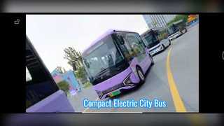 Elektryczny minibus o długości 5,4 m Rozwiązanie dla transportu miejskiego
